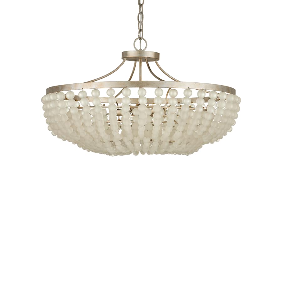 Chanteuse 4 Light 31" Wide Semi-Flush Bowl Ceiling Fixture