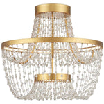 Mademoiselle 22" Wide Semi-Flush Ceiling Fixture