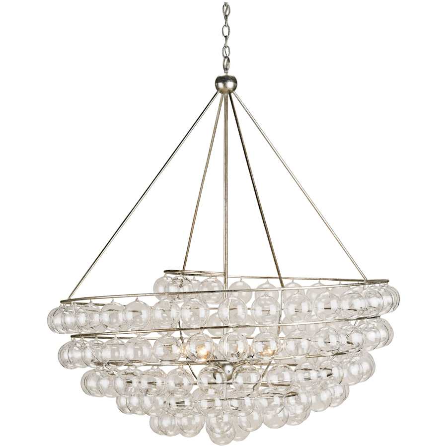 Stratosphere 52"H Round 4 Light Chandelier