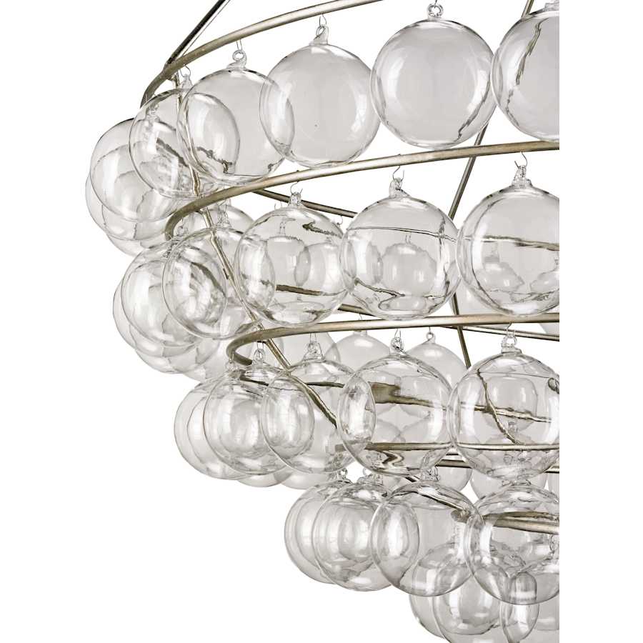 Stratosphere 52"H Round 4 Light Chandelier