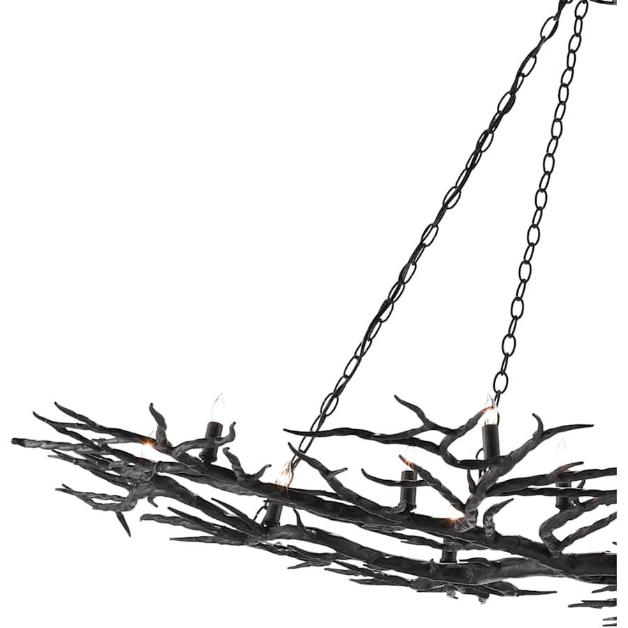 Rainforest 14 Light Linear Chandelier