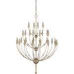 Paradox 61"H 28 Light Large Chandelier with Optional Customizable Shades