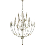 Paradox 61"H 28 Light Large Chandelier with Optional Customizable Shades