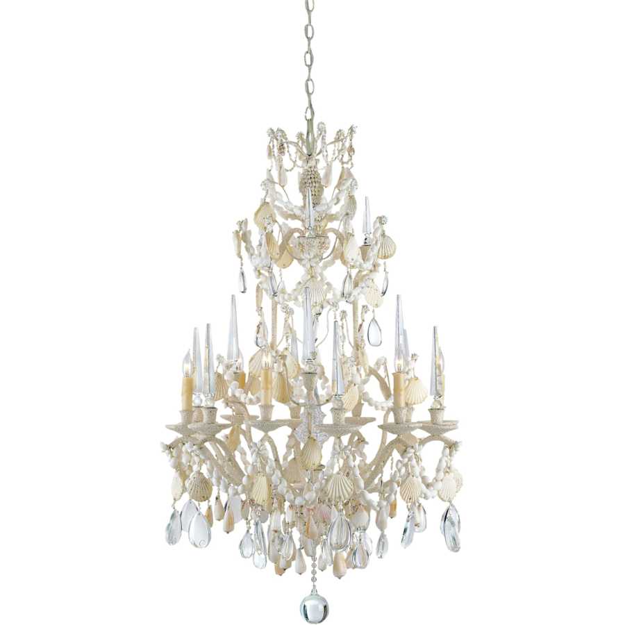 Buttermere 46"H 6 Light Small Chandelier with Optional Customizable Shades