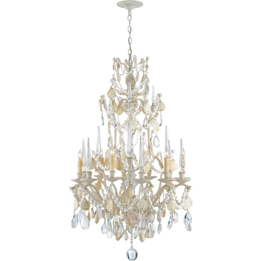 Buttermere 46"H 6 Light Small Chandelier with Optional Customizable Shades