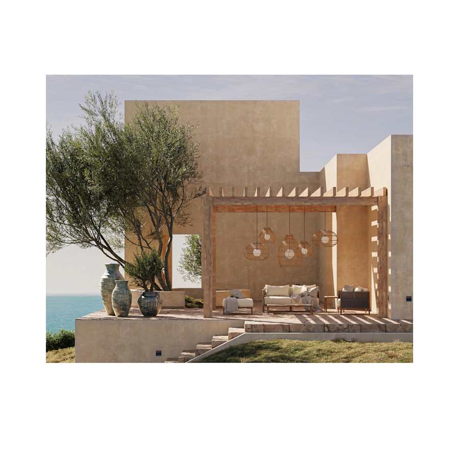 Fishtrap 30" Wide Outdoor Pendant