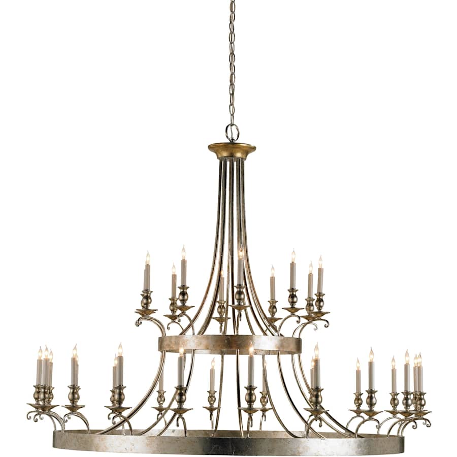 Lodestar Chandelier with Customizable Shades