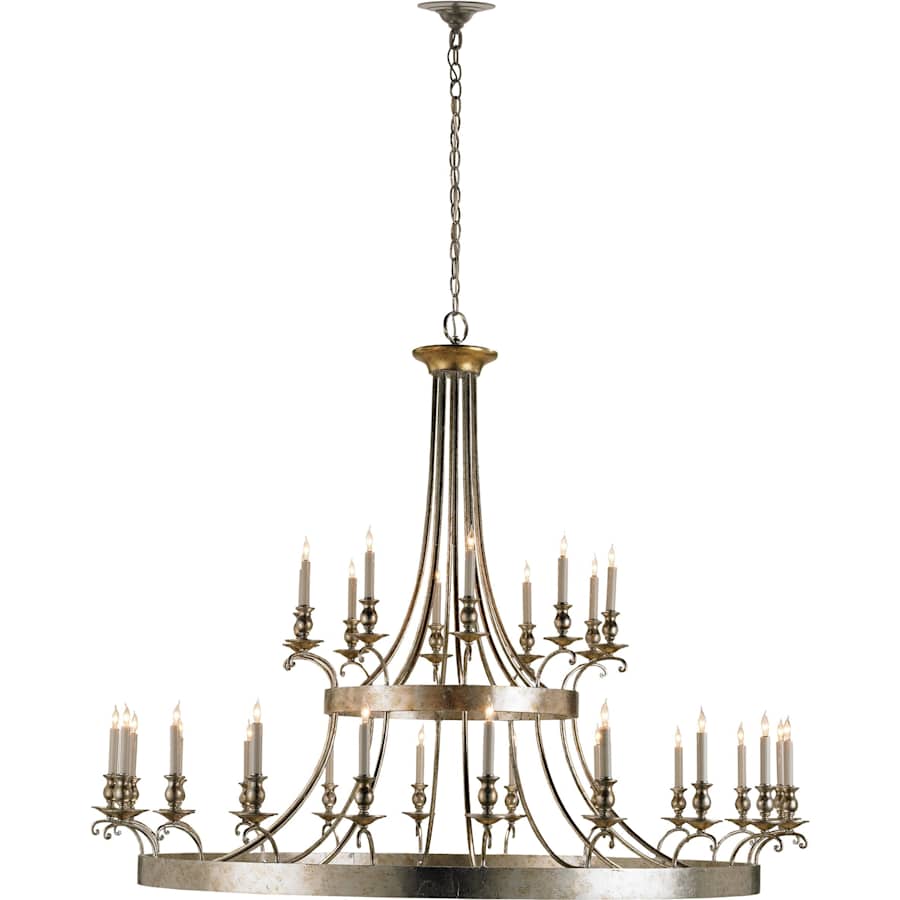 Lodestar Chandelier with Customizable Shades