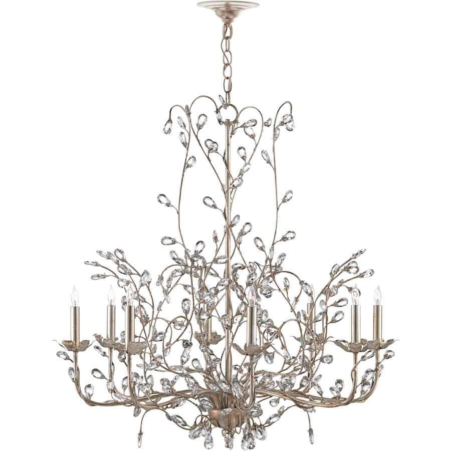 Crystal Bud 8 Light 1 Tier Chandelier