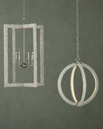 Arietta White Orb Chandelier