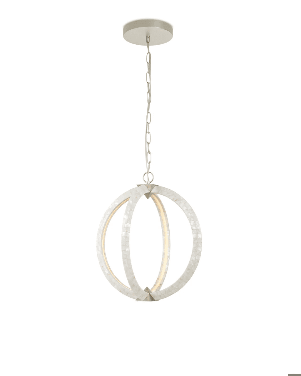Arietta White Orb Chandelier