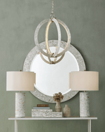 Arietta White Orb Chandelier