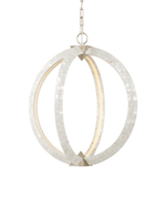 Arietta White Orb Chandelier