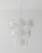 Bismarkia Large White Chandelier