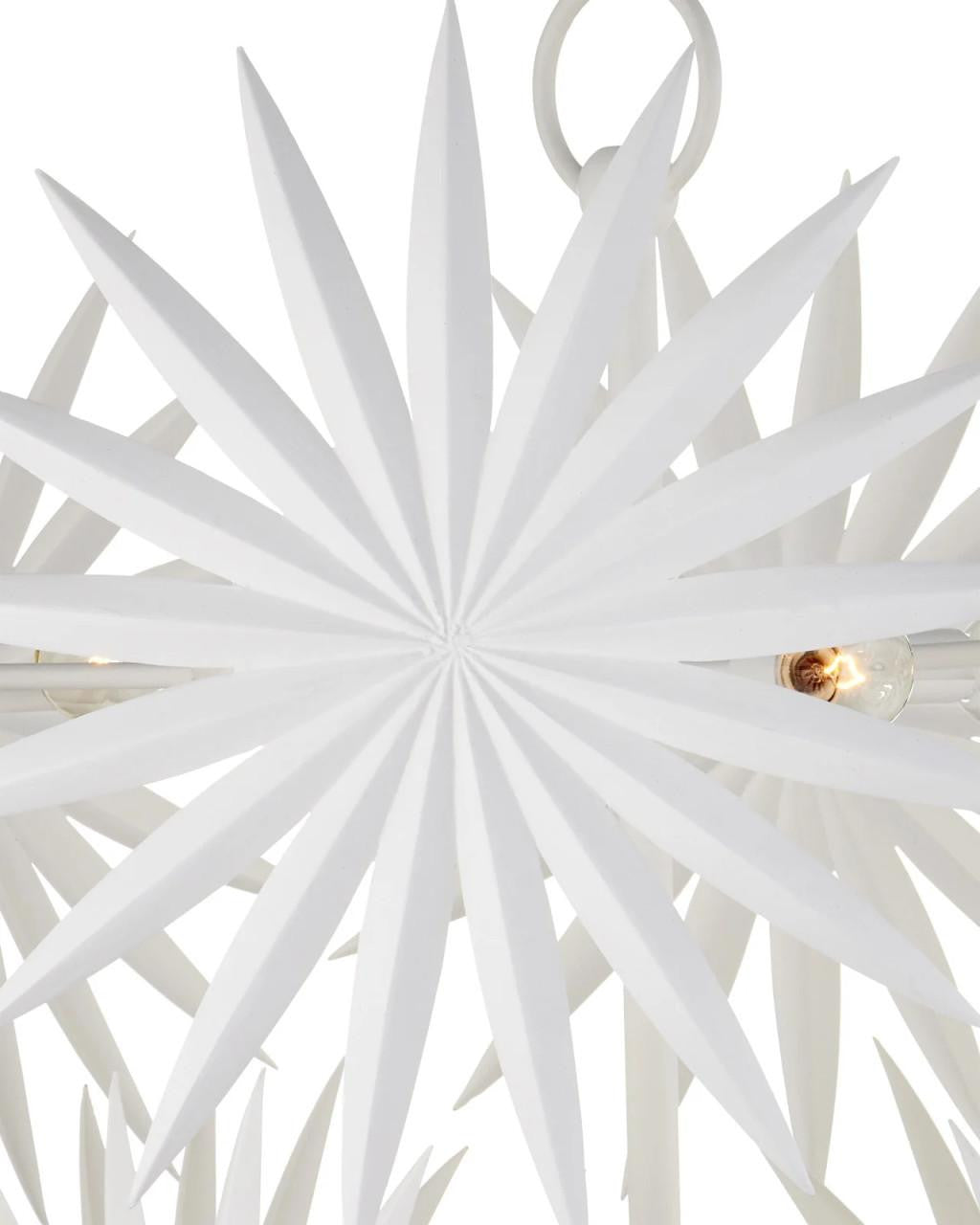 Bismarkia Medium White Chandelier