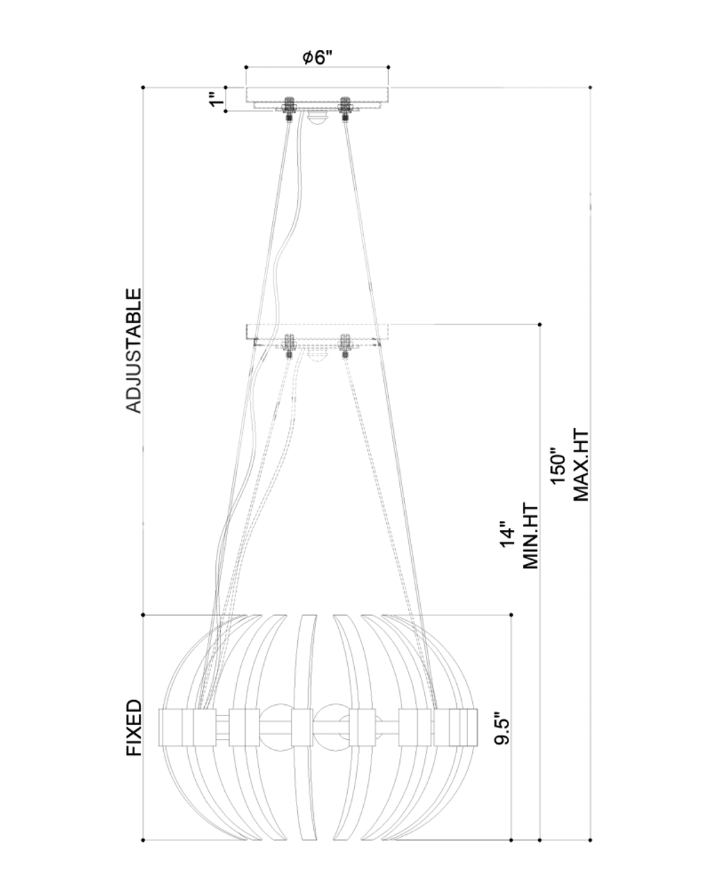 Coquette Small Brass Chandelier
