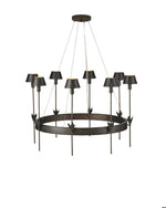 Coterie Bronze Chandelier