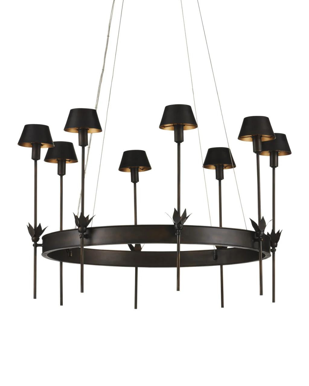 Coterie Bronze Chandelier