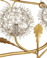 Dandelion Silver & Gold Chandelier