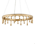 Liquid Gold Chandelier