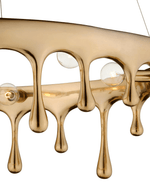 Liquid Gold Chandelier