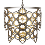 Mauresque Medium Bronze & Gold Chandelier