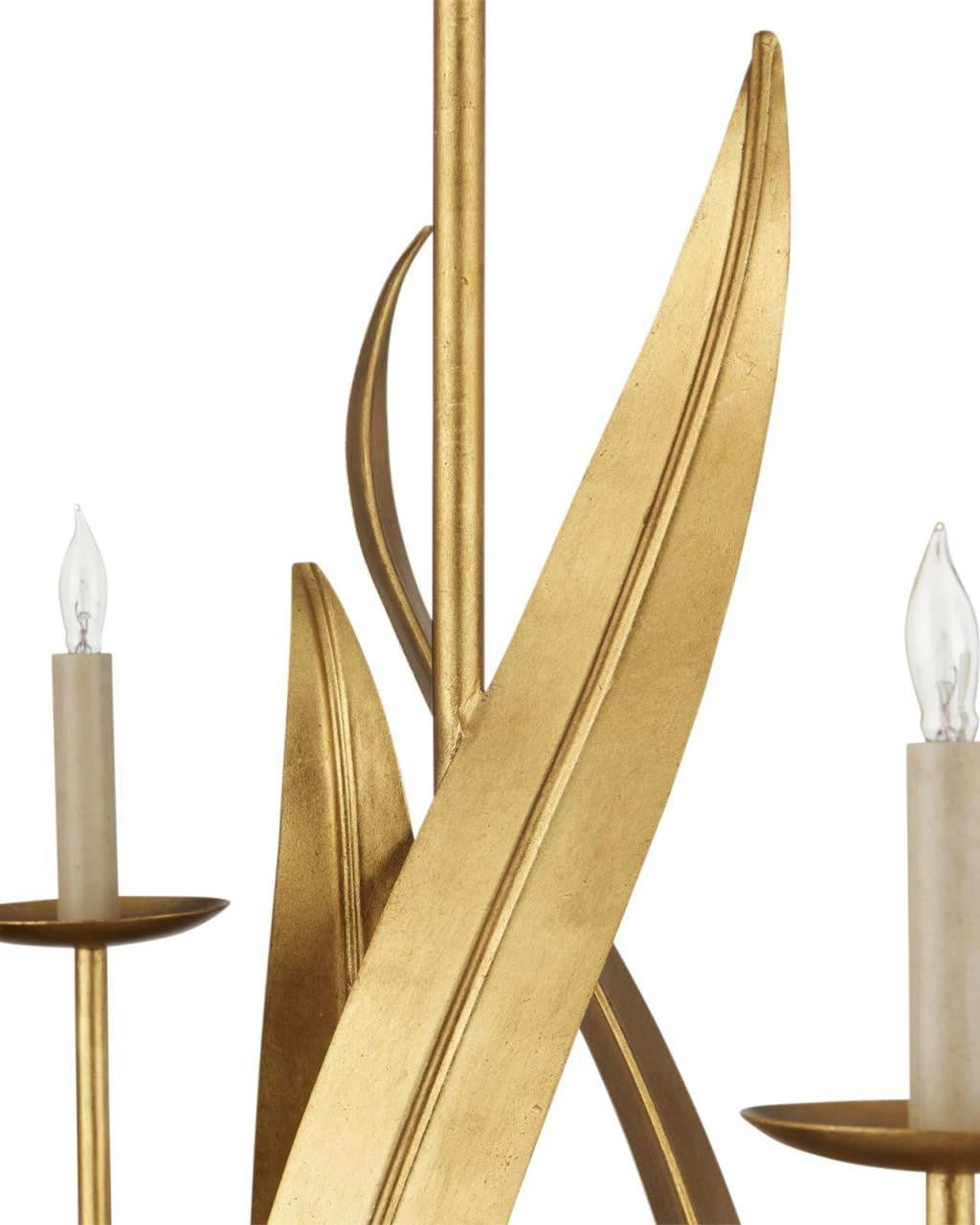 Menefee Large Gold Chandelier