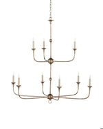 Nottaway Two-Tier Bronze Chandelier