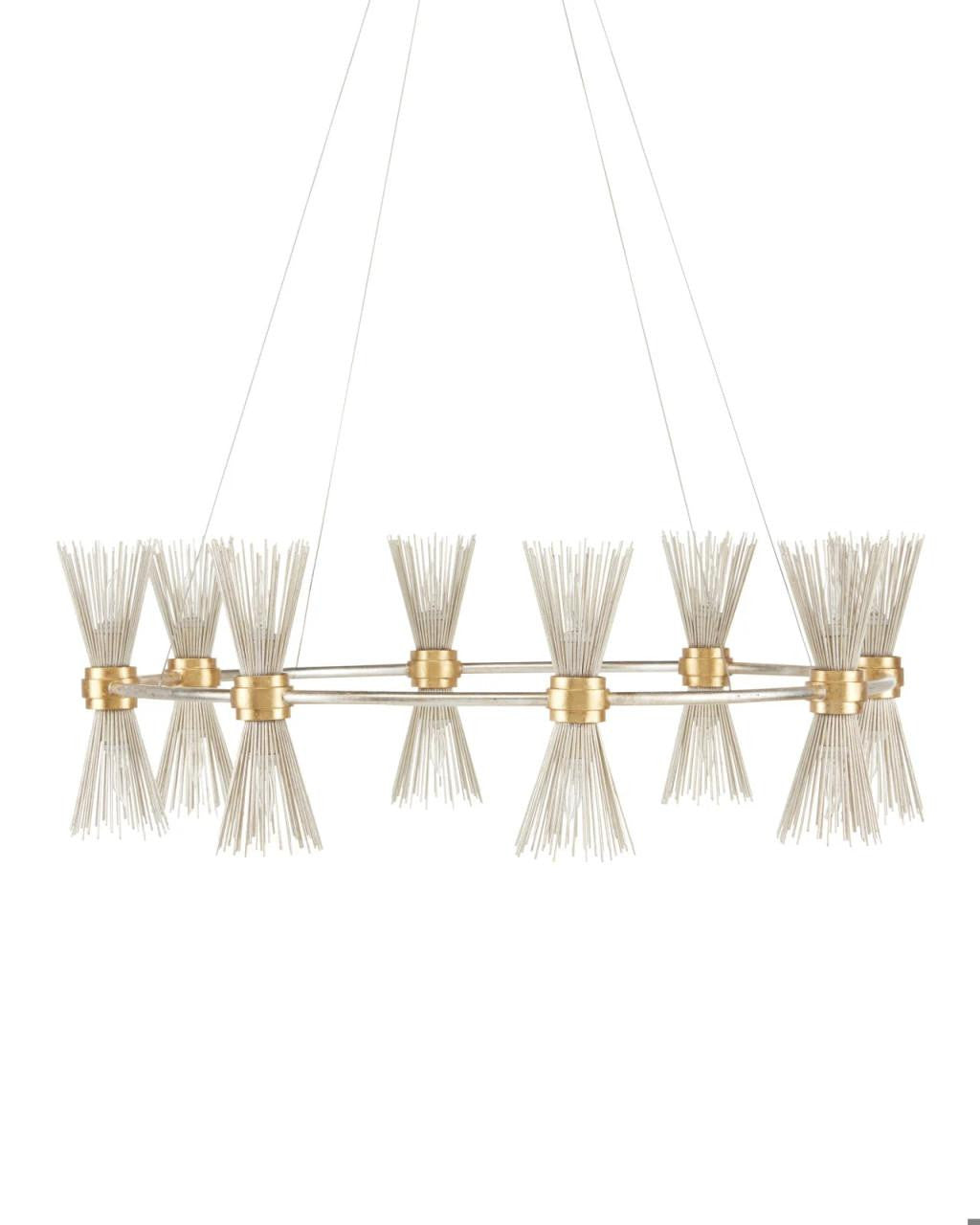 Novatude Gold & Silver Chandelier