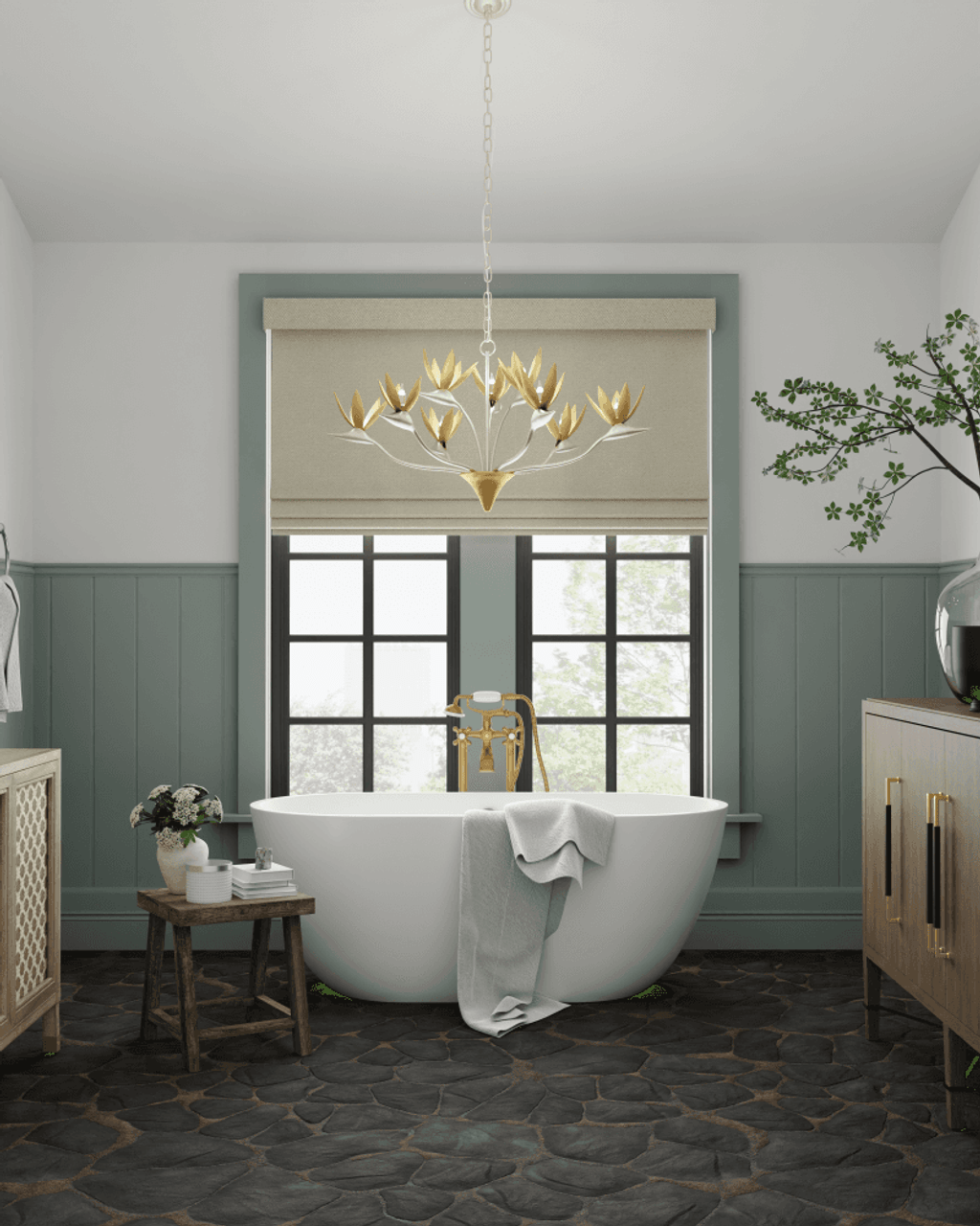 Paradiso Silver & Gold Chandelier