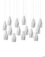 Posh 15-Light Round Multi-Drop Pendant