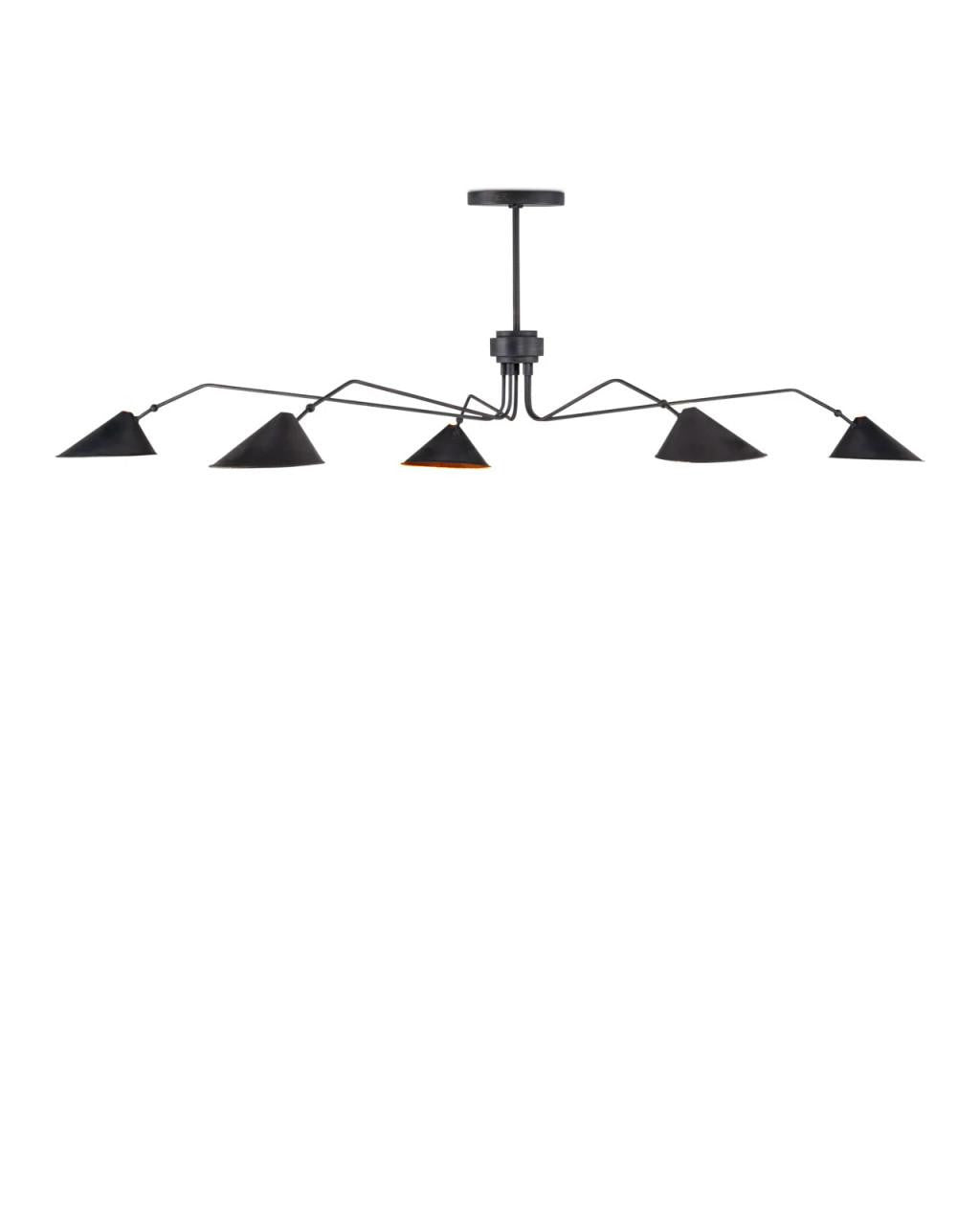 Serpa Black Chandelier