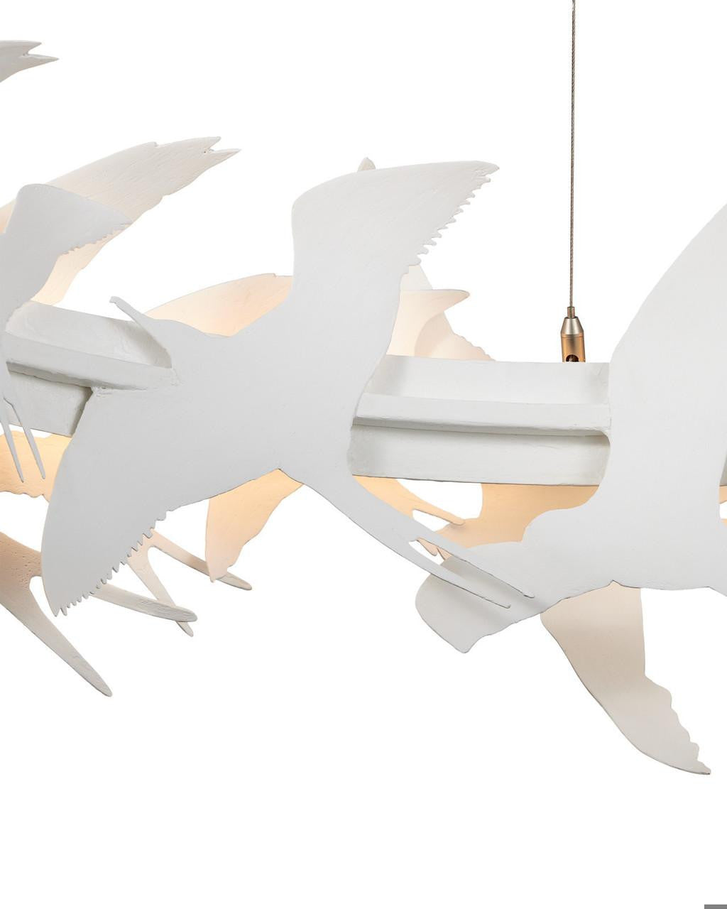 Tijereta White Chandelier