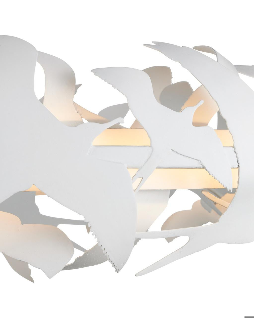 Tijereta White Chandelier