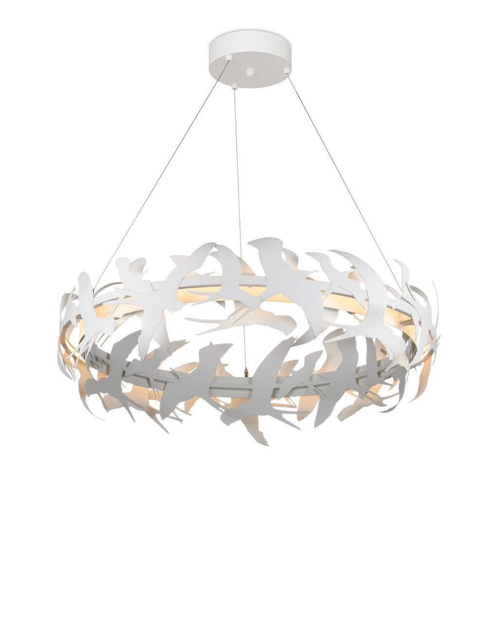 Tijereta White Chandelier