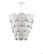 Tulum Large White Chandelier