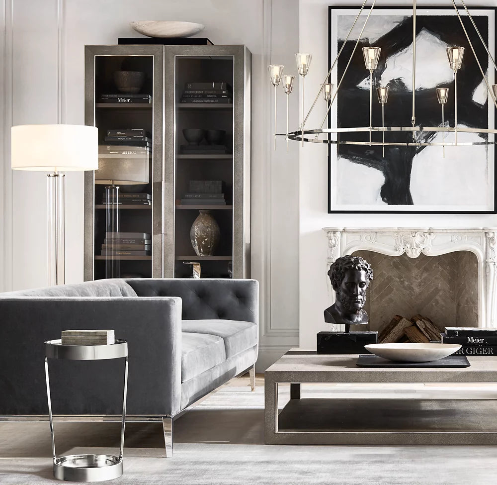 Torche De Verre Round Chandelier 70"