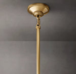 Machinist Milk Glass Cloche Pendant