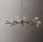 Boule De Cristal Clear Glass Round Chandelier 72"