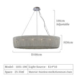 Cadena Chain Tassel Chandelier Light