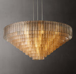 Sirene Clear Glass Round Chandelier 65"