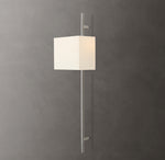 Vela Octagonal Bar Sconce - Rectangular Shade