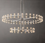 Arcachon LED Round Two-Tier Chandelier 60"