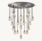 Pearl Round Chandelier 38"