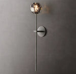 Boule de Cristal Smoke Glass Grand Sconce