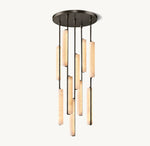 Audubon Alabaster Round Chandelier 24"