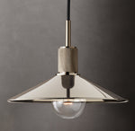 Utilitaire Metal Slope Shade Pendant