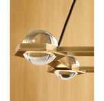 └clatant Rectangular Chandelier 72"