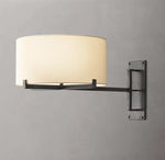 Pauillac Drum Shade Swing-Arm Sconce