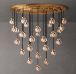 Pearl Round Chandelier 48"